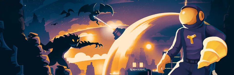 Обложка игры Dome Keeper